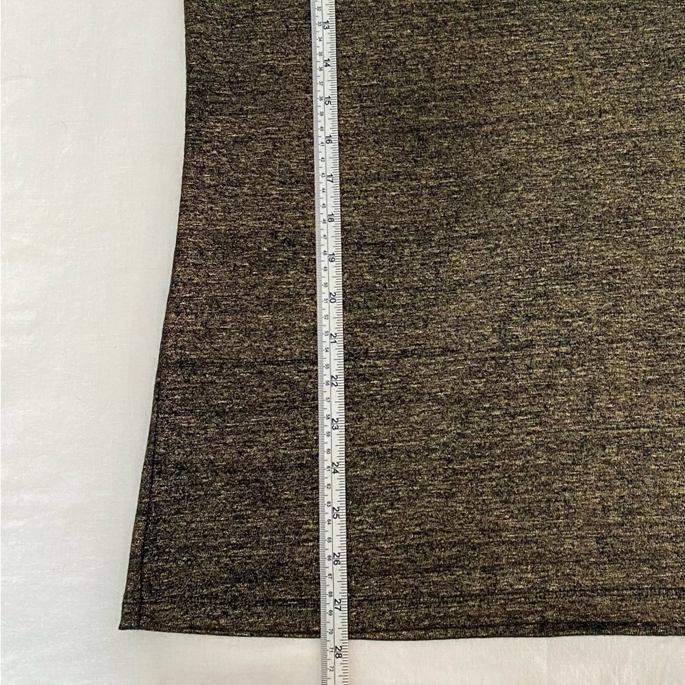 Eileen Fisher Metallic Gold Tank Top - Picture 6 of 8